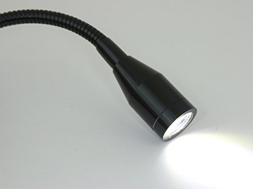Lámpara LED mini cuello de ganso 12V para panel miniatura 3