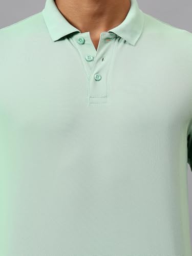 Image of Vector X Adults Mens Sports Wear Polyester Half Sleeves All Day Wear tee Shirt Polo T Shirt Detailing with Contrast Color Tipping on Sleeves & Collar for Casual Wear Regular Fit Tshirts