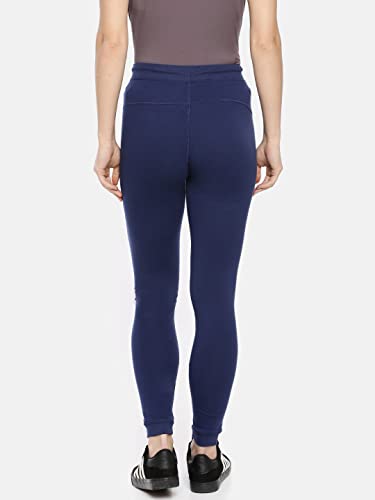 Image of Macrowoman W-Series Fitted Women's Jogger Pants in Ultra-Soft Poly Cotton Stretch Fabric for Comfort and Style