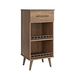 Balcão Fruteira Suporte para Galão Agua Bebedouro Armário Fenix Pé Palito (Canela)