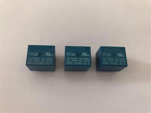 Relé SRD-09VDC-SL-C de 9V DC 10A mini relé T73 de 5 pines para PCB