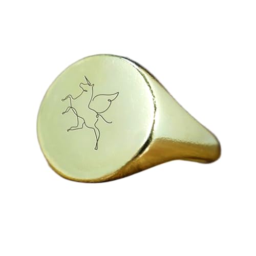 Bague licorne en argent sterling 925 fait main au style vintage