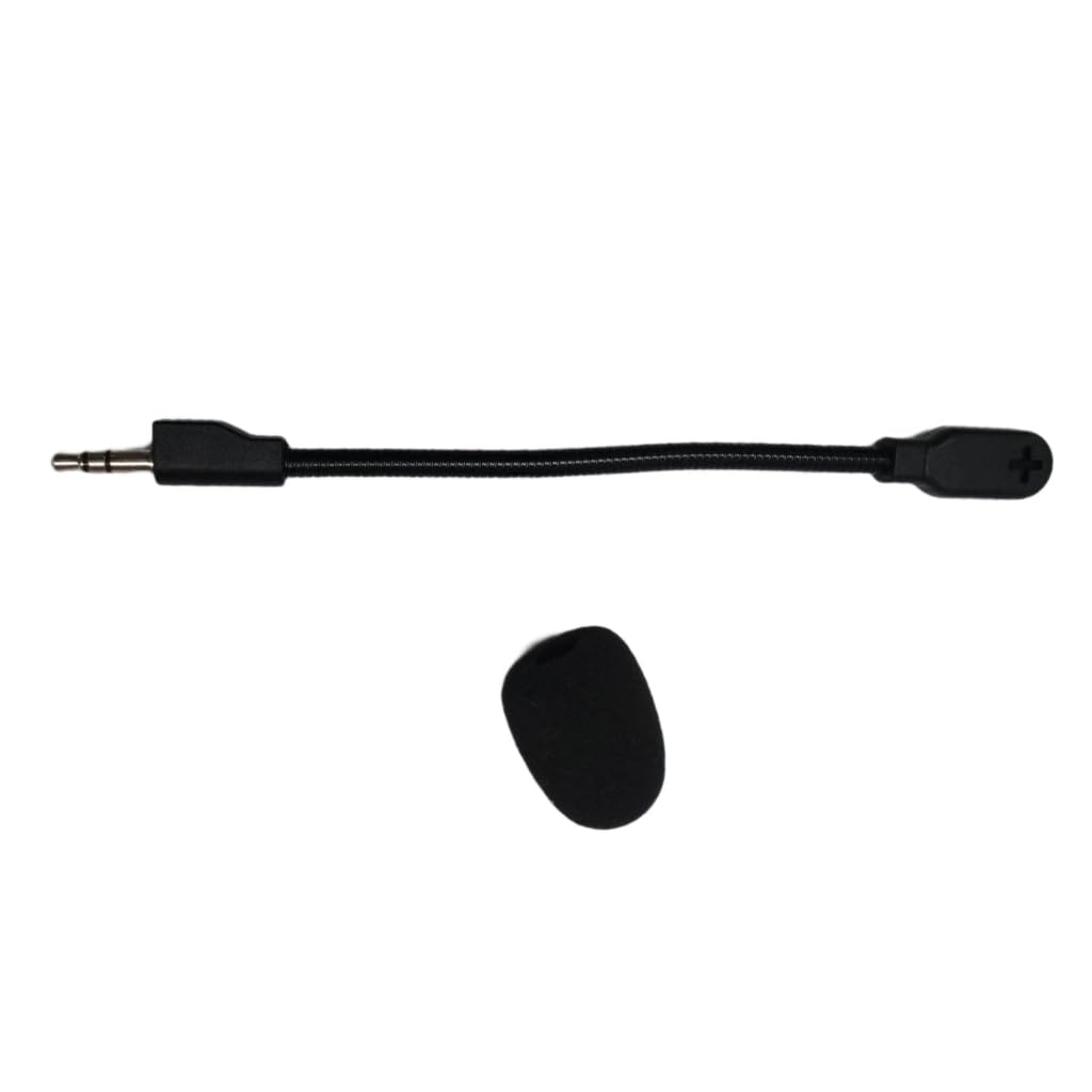 3.5mm Plugs Gaming Headsets Microphone with Noise Cancelling and Flexible Boom for PC Laptop Smartphone