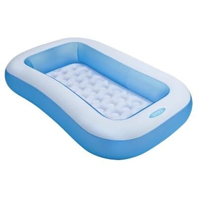 Image of Summer Special Inflatable Kid Swimming Pool, Kids Bath Activity Water Pool for Fun Activities, Air Filled Size Inflatable Bubble Beam Floor for Comfort for Your Kids (5.5 feet)