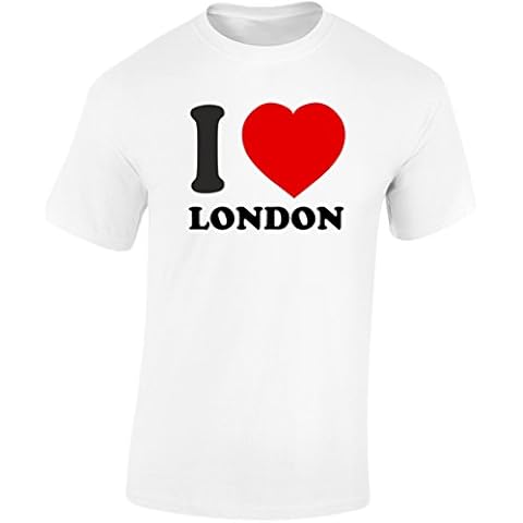 swagwear I Love London Mens T-Shirt 10 Colours (S-3XL) White Cover
