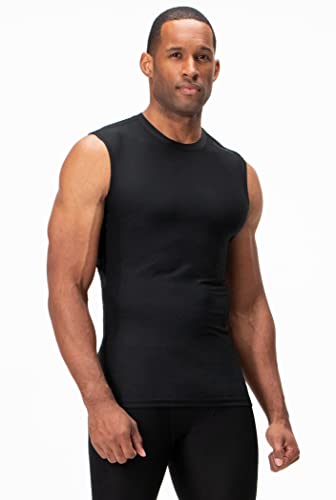 Image of DEVOPS 3 Pack Men's Athletic Compression Shirts Sleeveless