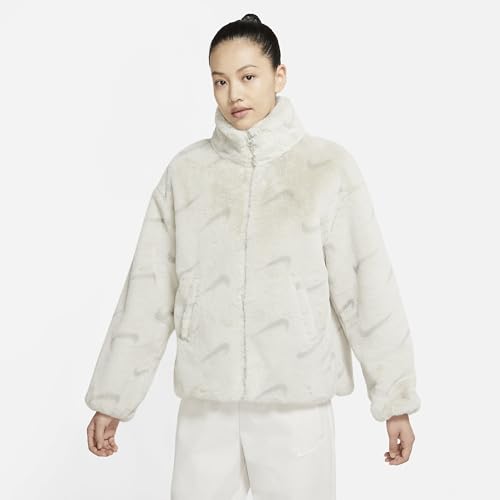 Veste Nike Faux Fur Aop Swoosh idéale pour vos sorties urbaines d'hiver