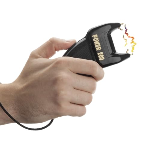 Elektroschocker POWER 200 200000 Stun Gun mit Sicherheitsschalter