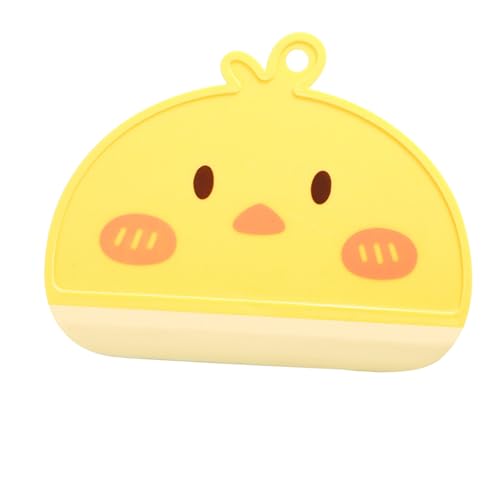 Image of Mini Glass Wiper, Cartoon Shower Squeegee, Small Plastic Squeegee, Window Squeegee, Easy to Clean Window Mirror, Water Scraper for Shower Doors, Window Mirror (Yellow)