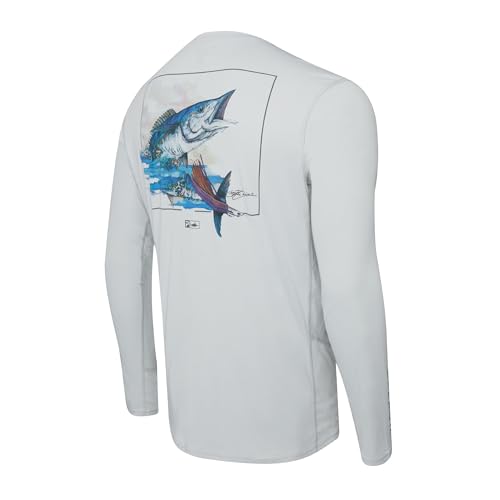 PELAGIC Apparel Men's Vaportek Goione Wahoo Fishing Shirt