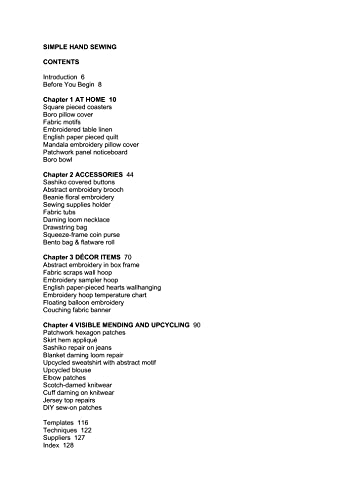 Simple Hand Sewing: 35 slow stitching and mindful mending projects - Image 5