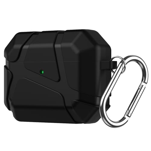 Fairdproc for AirPods Pro3 �P�[�X�i2025�N���f��) �V���R�� �ϏՌ� ���͂ȗ����h�~ AirPods Pro ��3���� �P�[�X USB-C�Ή� ���C�����X�[�d�\ �G�A�[�|�b�Y�v��3 ������� �ی�J�o�[ (�u���b�N, Air