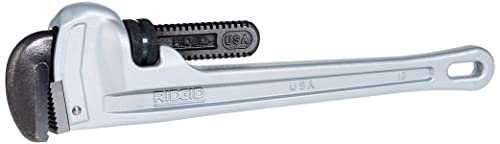 Image of RIDGID 24 inch & 18 inch Aluminum Straight Pipe Wrench - 47057 & 31105 Model 824, 31100 Model 818