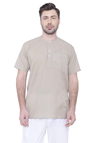 Image of Rajubhai Hargovindas Mens Casual Cotton Straight Kurta