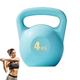 Maciun Kettle Bells - Pesa rusa de ejercicio, campana suave para entrenamiento de fuerza, pesas rusas en casa, mango ancho para hombres y mujeres