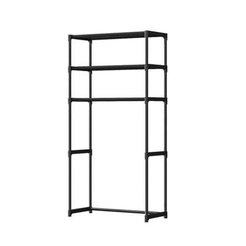 ランドリーラック 10個です 洗濯機 ラック 収納棚 ランドリーラックつっぱり式 幅固定タイプ ランドリーラック 突っ張り 壁掛けラック 空間を巧妙に利用する ランドリーラック 突っ張り ブラック 3段高さ154×幅63.5×奥行30cm