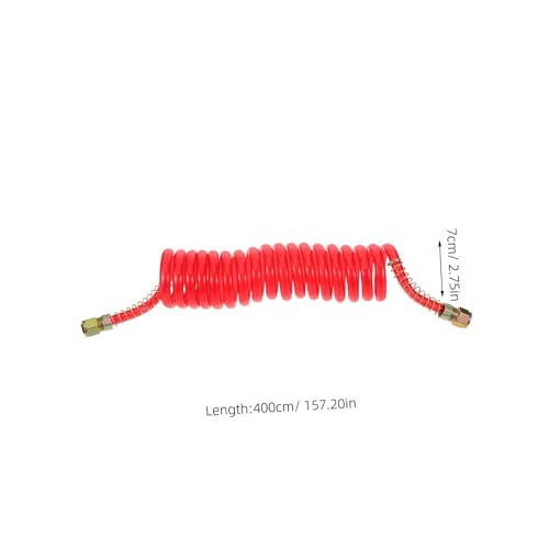 Tuyau de refroidissement en PU rouge à ressort pour semi-remorque - 2