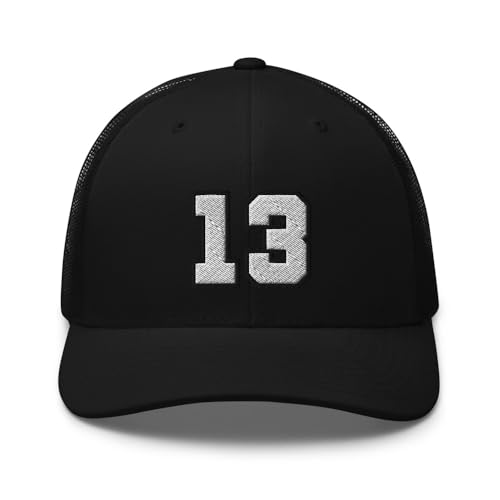 Gorra Trucker Ajustable Curvada Número 13 miniatura 2