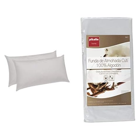 Pack De 2 Almohadas De Fibra con Tratamiento Aloe Vera Cover