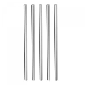 CoCud 5Stk Rund Stahl Stab 4mm