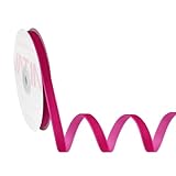 VATIN Valentine's Day Mauve Velvet Ribbon, 3/8 Inch x 15 Yards,Single Sided Nylon Velvet for Christmas Gift Wrapping, Flower Bouquet, Tree Bows, DIY Holiday Decor