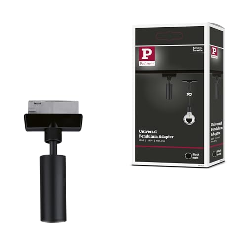 Paulmann 96914 Universal URail Pendant Adapter max. 50W 230V Black matt Rail System