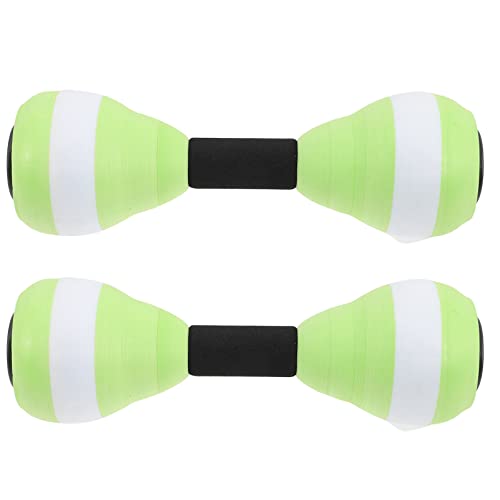 SEWACC 1pair Aquatic Dumbbells Water Floating Dumbbells for Pool Exercise Fitness Sports Water Aerobics Equipment Lightweight Resistance Durable Eva Material