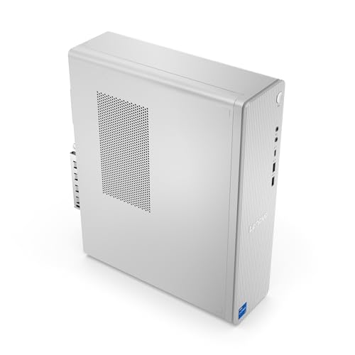 Lenovo IdeaCentre Tower Desktop PC 8L | Intel Core i3-14100 | 8GB RAM | 512GB SSD | Intel Grafik | Windows 11 Home | grau | QWERTZ| 3 Monate Premium Care