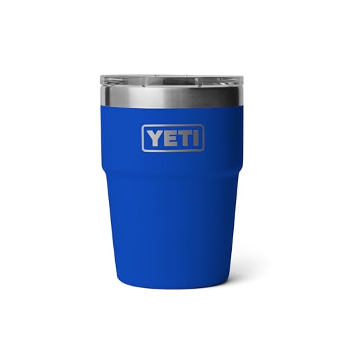 Image of YETI Rambler 16 oz Stackable Tumbler, Vacuum Insulated, Stainless Steel with MagSlider Lid | Stackable