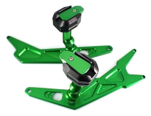 Kit protection anti-chute moto Ninja 300 tampon cadre vert 2014 2015