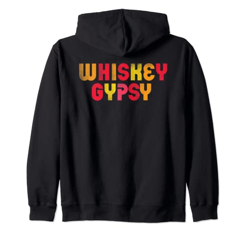 Whisky Gypsy: Whisky fresco e colorato e arte alcolica borbonica Felpa con Cappuccio