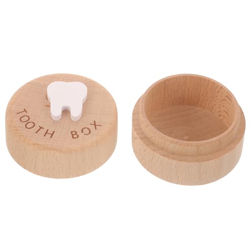 ERINGOGO Baby Tooth Box Wooden Storage Container for Boys and Girls First Teeth for Boys/girls