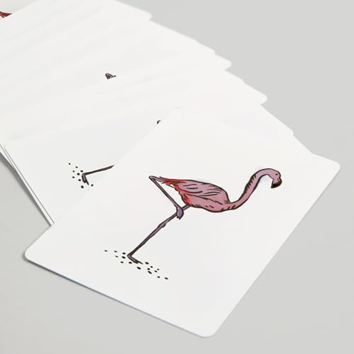 Lantern Press Flamingo, Icon, Naipes Póker 52 piezas miniatura 5