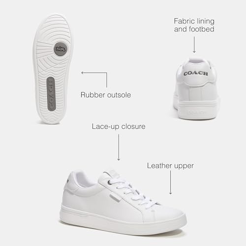 Coach Lowline Low Top for Women - Cushioned Insole, Supportive and Stable Lightweight Casual Sneakers3