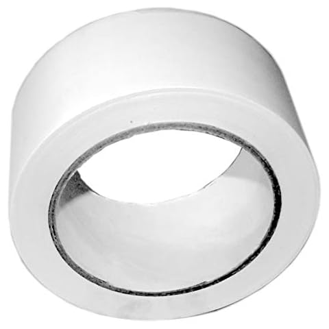 bauCompany24 PVC-Band T005 Glatt 50 mm x 33 m weiss/Rolle Cover