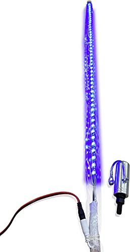 3FT BLUE LED LIGHT WHIP