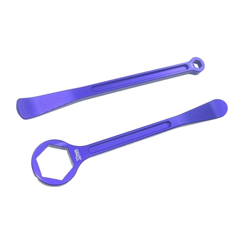 Image of Motorcycle Tyre Iron Tool Kit Raceline Levers Hex Wrench Spanner Head Tire Change 10mm 13mm 32mm 27mm 22mm 0.87'' 1.06''0.51''0.39'' 1.26'' For EXC SX XC EXCF Dirt Pit Bike (Blue)