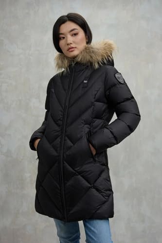 Blauer Para Mujer. 25WBLDK03098 PlumíFero Althea Negro (M), Casual, Poliamida - 5