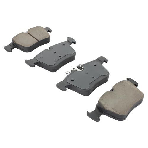 Image of QUALITY-BUILT Rear Semi-Metallic Brake Pads, Premium 1001-1795M, Compatible with 2015-2021 Mercedes-Benz (C300,C350e,C400)