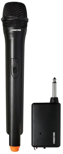 Microphone sans fil main IK-163 FONESTAR oubliez les câbles avec le récepteur