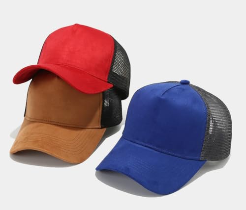 Gorra de béisbol de gamuza para hombre y mujer verano miniatura 7