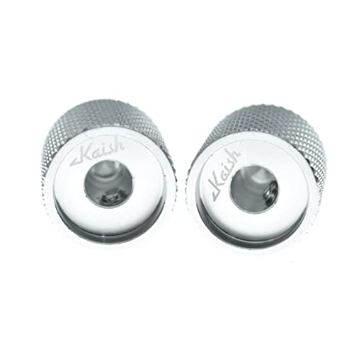 Lot de 4 boutons de potentiomètre universels en aluminium pour guitare/basse – 0,6 cm – Avec vis et indicateur - Les Beatles, Paul McCartney, John Lennon, RIngo Starr, George Harrison Lot de 4 boutons de potentiomètre universels en aluminium pour guitare/basse - 0,6 cm - Avec vis et indicateur – Image 7