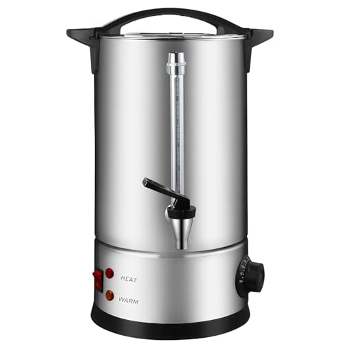 Luulife保温ケトル 保温ジャグ ステンレスジャグ 蓋付き 取り外し可能なフィルター 複数の仕様 8L-25L 大容量 正確な温度調節 細部まで配慮 ケータリング カフェ 結婚披露宴 多様なニーズに対応 (モデルB(304ステンレス鋼フィルター),25