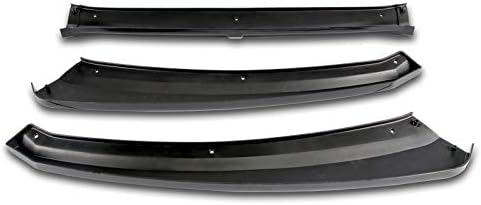 EPARTS 3 Pieces Carbon Fiber Style Look Front Bumper Lip Spoiler Splitter Body Kit Protection Fit for 2012-2018 Ford Focus