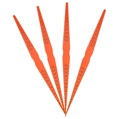 LIFKOME 4個プラスチック製隙間測定定規 自動車ドアパネル用ギャップアライメントツール 耐久性素材 テーパーゲージ