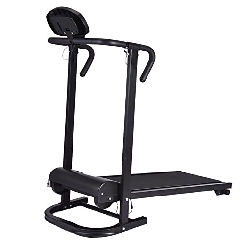 Dolphy Manual Treadmill Non Electric Foldable Treadmill with LCD