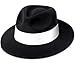 Beistle Black Velour Fedora with Band - 1 Pc