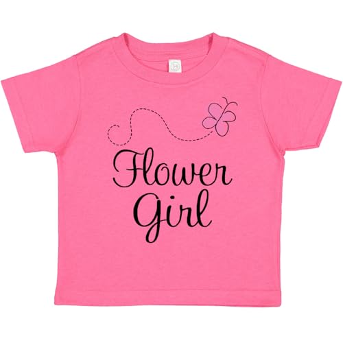 inktastic Flower Girl Wedding Butterfly Toddler T-Shirt