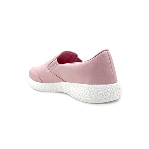 Image of KazarMax Women PU Embroidered Slipon Sneakers | Loafer| Casual Shoes