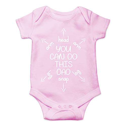 Image of You Can Do This Dad - Funny Baby Essentials Bodysuit - Cute Baby Girl Clothes Newborn Boy Outfit